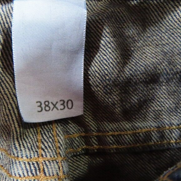 Harley-Davidson Genuine Motor Clothes Jeans Mens 38 x 30 Blue Relaxed Straight - Picture 9 of 14